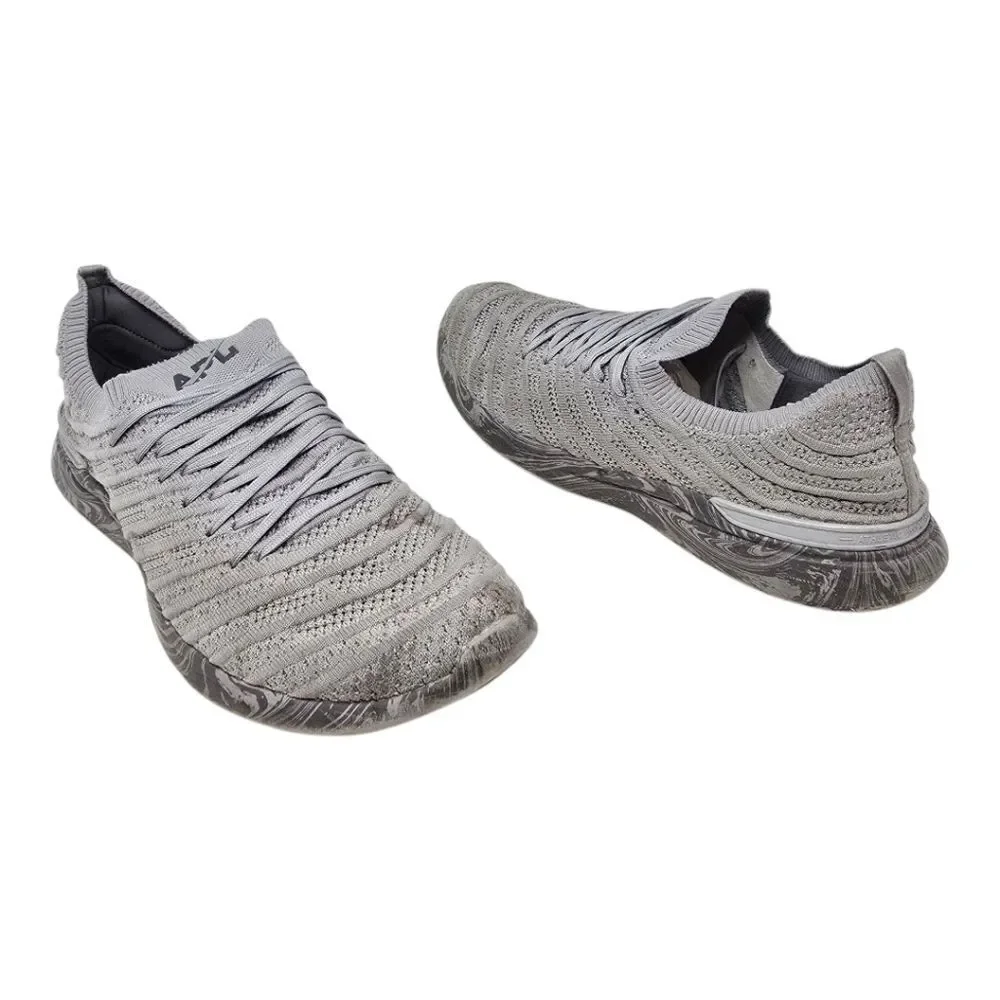 APL Athletic Propulsion Labs Gray Techloom Wave Mens Running Sneakers Size 13